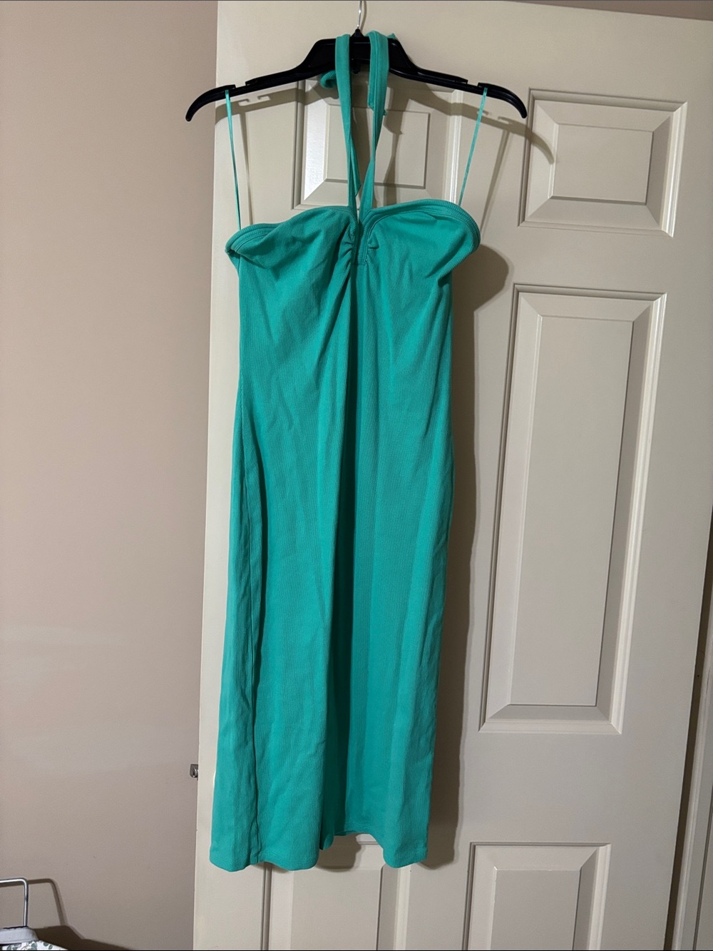 Nine West Teal Halter Bodycon Dress